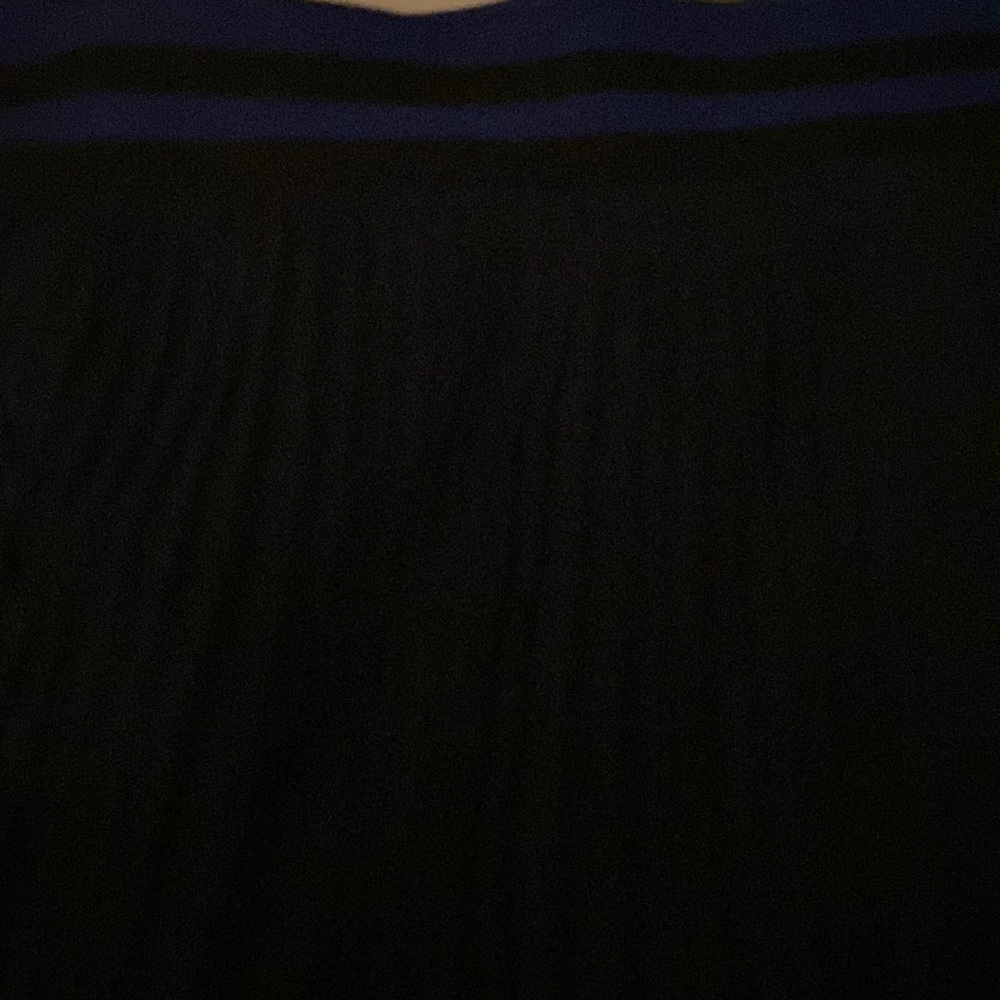 Navy blue pleated skirt. Women’s size large.